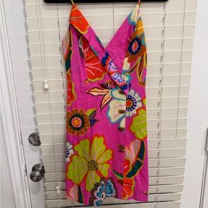Farm Rio Floral Print Dress NWT